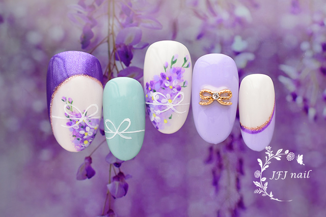 紫藤花.jpg - 春。ネイル
