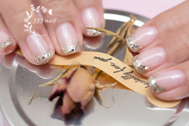 Silver French.jpg - 唯美法式 French Nail