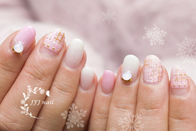 Pink Snow.jpg - 冬。ネイル