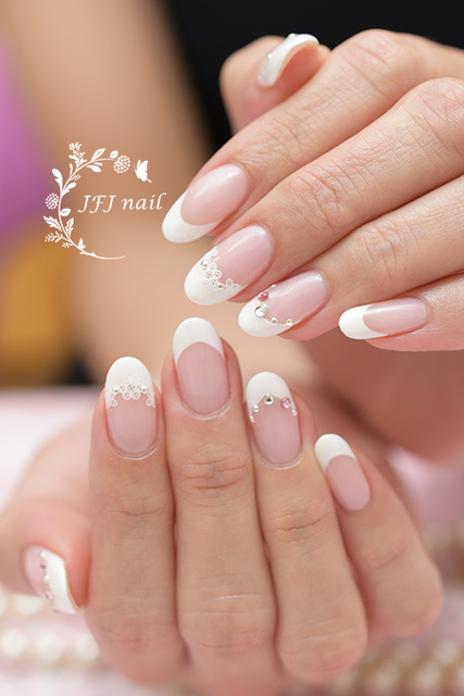 Lace French.jpg - 唯美法式 French Nail